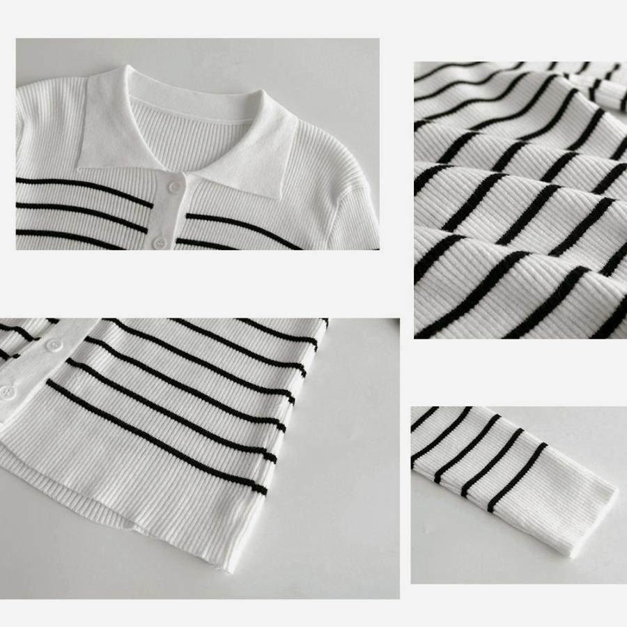 ニット・セーター | ボーダー柄 ニット トップス レディース
