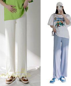 パンツ レギンス | パンツ マタニティパンツ レディース ワイドパンツ サマー 夏 ゆったり 薄手 カジュアル おしゃれ 大きいサイズ 体型カバー 上品 無地 マタニティウェア リブ