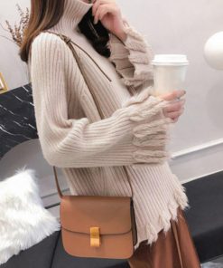 ニット・セーター | フリンジ ニットセーター レディース秋冬