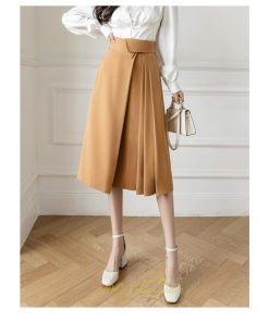 スカート | レディース ロング フレア 黒 Aライン 秋冬 ミモレ ハイウエスト 体型カバー キレイめ オシャレ フェミニン 着痩せ 通勤 お出かけ 可愛い 通学