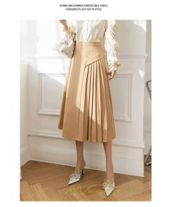 スカート | ロング 秋 秋服 レディース ボトムス ロングフレア プリーツ裏地付き キレイめ 着痩せ フェミニン お出かけ 可愛い オシャレ