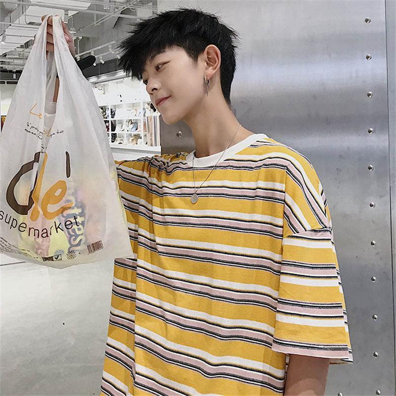 Tシャツ | Tシャツ メンズ 半袖 ボーダー カットソー カジュアル 大きいサイズ 夏新作 サマートップス プレゼント ギフト クルーネック ゆったり 上品