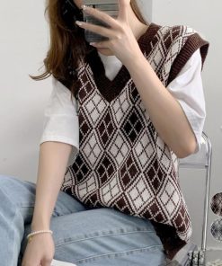 ニット・セーター | ニットベストレディース秋冬ニットトップス