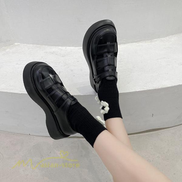 サンダル ミュール | サンダル レディース オフホワイト ブラック 黒 編み込み ストラップ 歩きやすい ぺたんこ おしゃれ 2022 旅行 お出かけ トレンド おでかけ カジュアル