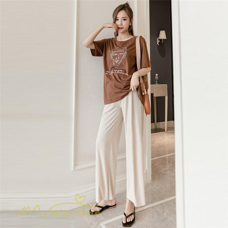 パンツ レギンス | マタニティ パンツ マタニティパンツ 着痩せ ワイドパンツ 無地 薄手 春 夏 秋 カジュアル 無地 妊婦 お出かけ きれいめ ウエスト調整 妊婦服 柔らか おしゃれ