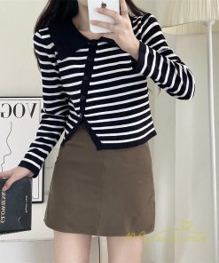 ｔシャツ・カットソー | カットソー レディース トップス Tシャツ 長袖 秋 春 インナー 秋 秋服 ロングスリーブ 綿混 ニットソー ボーダー 長袖tシャツ 長袖カットソー 秋コーデ