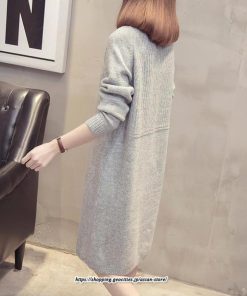 マキシ | ニットワンピース ワンピース レディース チュニック ハイネック ひざ丈 ゆったり セーター 暖か 無地 着痩せ キレイめ おしゃれ 上品 通勤 フェミニン