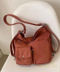 女性用バッグ | ショルダーバッグ レディースバッグ 2way 斜めがけ 肩掛けバッグ 通勤 通学 買い物 エコバッグ ファスナー 旅行 シンプル 大学生 おしゃれ ポケット多い