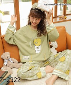 パジャマ　ルームウェア | パジャマ レディース ナイトウエア 長袖 部屋着 プルオーバー ルームウェア 上下セット 寝巻き 春秋 リラックス 長袖ルームウェア 通気 着やすい