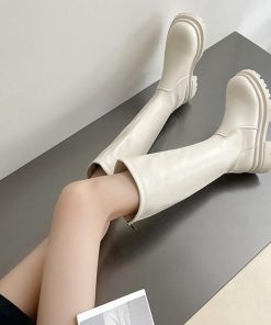 ニーハイブーツ | ロングブーツ 厚底ブーツ レディース韓国