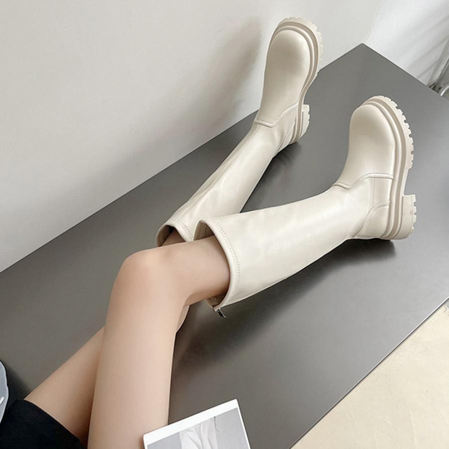 ニーハイブーツ | ロングブーツ 厚底ブーツ レディース韓国