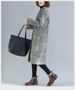 チェスターコート | タイムセール即日発送グレンチェックロングレディースアウターコート ロングコート チェック 千鳥柄 フォマール 厚手 2020 中綿 S~XXL