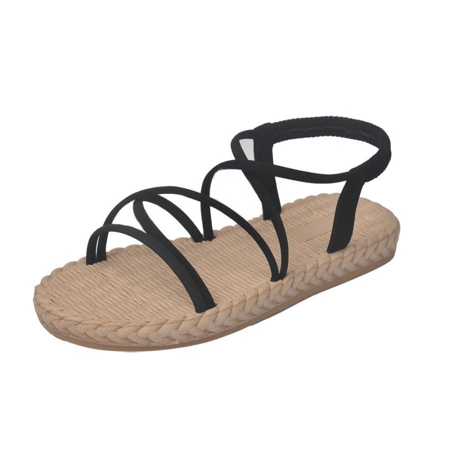 サンダル | レディースシューズ ミュール ビーチゴム仕様 ぺたんこ 歩きやすい