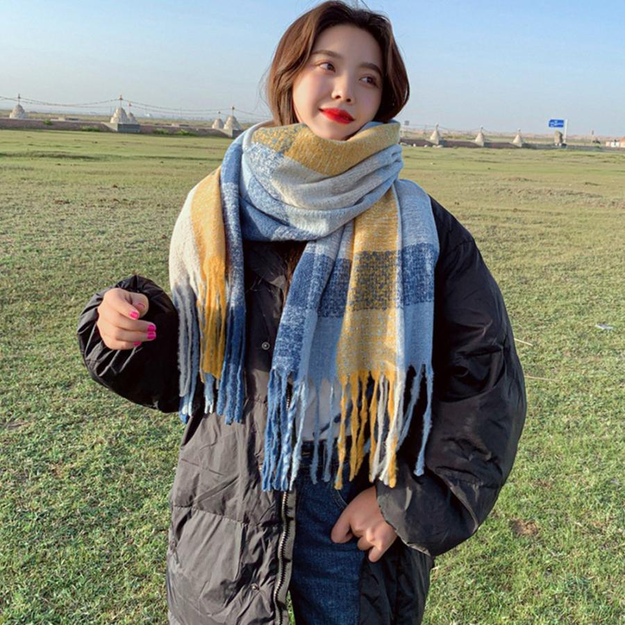 マフラー | チェック柄 ストール レディース 大判