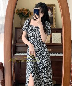 マキシ | ワンピース レディース きれいめ 花柄 ロングワンピース 30代40代50代 Aライン カジュアル お出かけ 着痩せ アウター 上品 夏物 韓国ファッション 通勤通学