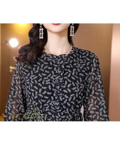 ミディアム | Aラインワンピース ワンピース 半袖 柄 フェミニン カジュアル 大きいサイズ 4L ワンピ きれいめ 夏新作 体型カバー 夏物 ミディアムワンピース 大人 フレア