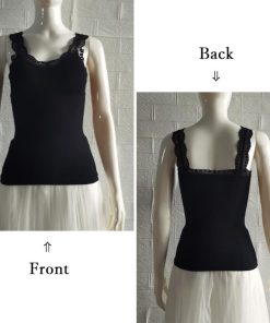 キャミソール | タンクトップス カップ付き リブインナー