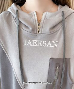 パーカー | トップス レディース 長袖 フード付き スウェット プルオーバー トレーナー 裏起毛 ゆったり 切り替え 大きいサイズ カジュアル 体型カバー