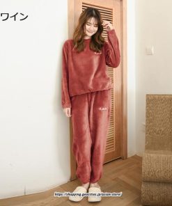 セットアップ | ルームウェアルームウェア秋冬 ボアルームウェア レディース 部屋着 パジャマスーツ ナイトウェア 暖か ナイトウェア 50代 20代 30代 40代
