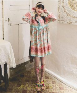 ミニ丈 | ワンピース レディース ワンピース長袖 夏秋ワンピ きれいめ 大人 森ガール 膝上 リゾート 花柄 おしゃれ デート 通勤 可愛い お呼ばれ シフォン