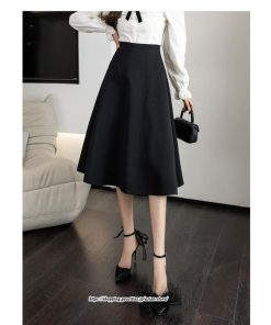 スカート | ロング秋 冬 レディース ボトムス ロング ゆったり Aライン秋 冬 春 キレイめ 着痩せ 2022新作 通勤 通学 細見え 高見え 40代 50代 20代 30代