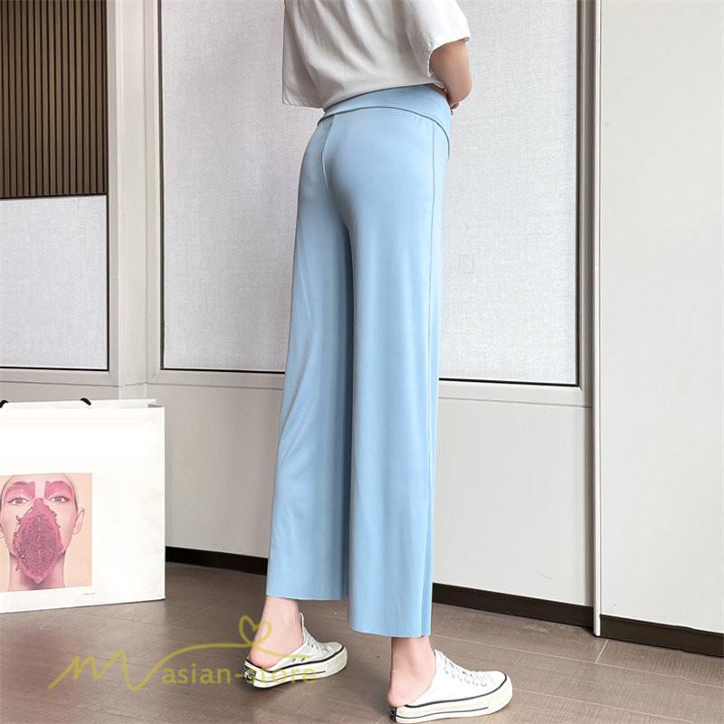パンツ レギンス | マタニティ ワイドパンツ ガウチョパンツ 着痩せ 無地 着痩せ ゆったり マタニティパンツ パンツ マタニティウェア 日常 夏新作 おしゃれ サマー サマーパンツ
