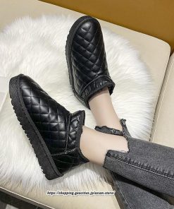 ブーツ | ムートンレディース 靴 カジュアルシューズ 裏起毛 防寒 おしゃれ スノーシューズ 痛くない 冬 歩きやすい ショートもこもこ あったか