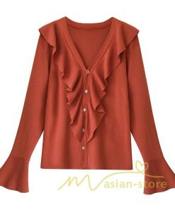 在庫ある | 短納期ニットインナーレディーストップス ニットブラウス フレアファッション フォーマルオフィスビジネスカジュアルブラウス 薄手 通学通勤 可愛い 着痩せ OL