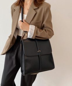 ハンドバッグ | 韓国風 リュックサック黒 レディース