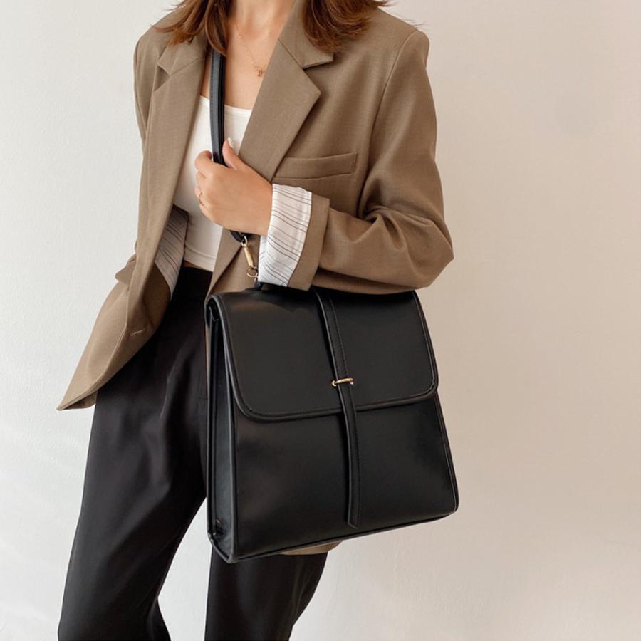 ハンドバッグ | 韓国風 リュックサック黒 レディース