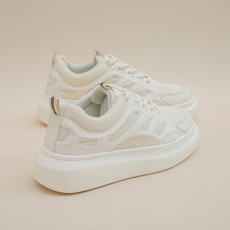 スニーカー | レディースシューズ レースアップ ローカット 厚底靴 履きやすい カジュアルシューズ フラットシューズ ローカットシューズ