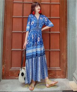 マキシ | ワンピース ロングワンピース エスニックワンピース コットン リゾートワンピース ワンピ 半袖 大人 夏 ゆったり リゾート お出かけ 普段使い きれいめ