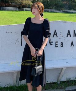 マキシ | ワンピース レディース 春夏 半袖ワンピース 40代 キレイめ ロングワンピース 無地 Aラインワンピース ゆったり 韓国風 着痩せ シンプル カジュアル オシャレ