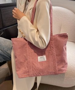 トートバッグ | コーデュロイ 大容量カバン