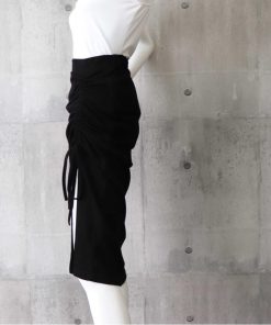 タイトスカート | 編み上げレースアップスカートハイウエスト