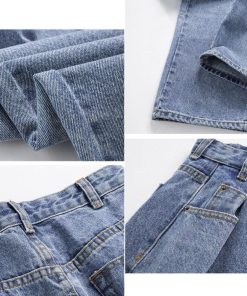 デニム | ハイウエスト タックデニムパンツ 韓国