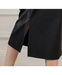 スカート | マタニティ膝丈 ひざ カジュアル マタニティウェア レディース 夏服 サマー ひざ下丈 ウエスト調整 お出かけ マタニティ 裾口スリット 妊婦