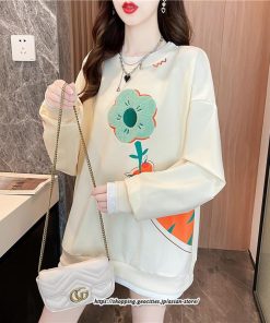 パーカー | トレーナー レディース 大きいサイズ 韓国 長袖 重ね着風 スウェット トップス 秋 冬 レイヤード風 切り替え 快適 楽ちん 着痩せ 秋服 重ね着 大人 送料無料