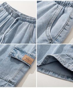 ハーフパンツ ショート | 夏パンツ デニム メンズ サマーパンツ パンツ ワイドパンツ シンプル ウエストゴム 20代 30代 お出かけ ハーフパンツ ジーパン 夏新作 ショートパンツ ジーンズ