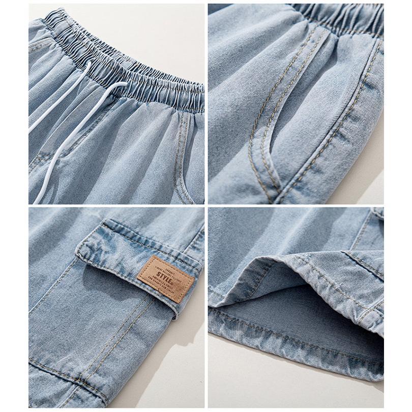 ハーフパンツ ショート | 夏パンツ デニム メンズ サマーパンツ パンツ ワイドパンツ シンプル ウエストゴム 20代 30代 お出かけ ハーフパンツ ジーパン 夏新作 ショートパンツ ジーンズ