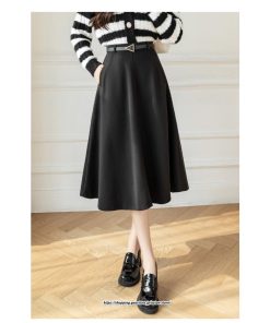 スカート | ロング レディース ロングフレア冬 ミモレ丈 暖かい ボトムス ロング丈 膝下 30代 40代 50代 通勤 ラシャ 暖か 通学 2022年秋冬