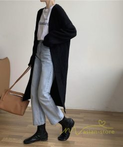 カーディガン | ロングニット2022秋冬 レディース アウター パフスリーブ 羽織り 長袖 ニット 20代40代 ニットカーデ 通学通勤 大人 セーター