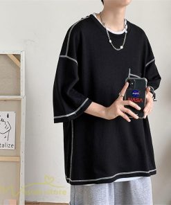 Tシャツ | 半袖メンズ カットソー ゆったり 半袖 カジュアル おしゃれ カジュアル 夏新作 体型カバー シンプル 30代 カッコウイイ ポケット 20代 無地