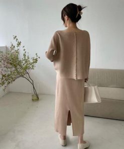 セットアップ | セットアップニット スカート レディース