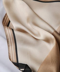 その他小物 | シルク風スカーフ 首巻き 配色バンダナ