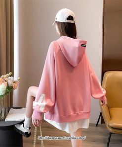 パーカー | プルオーバーレディース トップス 長袖トレーナー シンプル フード付 秋 冬 フード付き 切り替え 体型カバー 50代 40代 30代 フード おしゃれ 20代 春