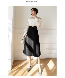 スカート | ロング 秋 秋服 レディース ボトムス ロングフレア Aライン キレイめ オシャレ フェミニン 可愛い 着痩せ 通学 お出かけ 新作 OL 通勤