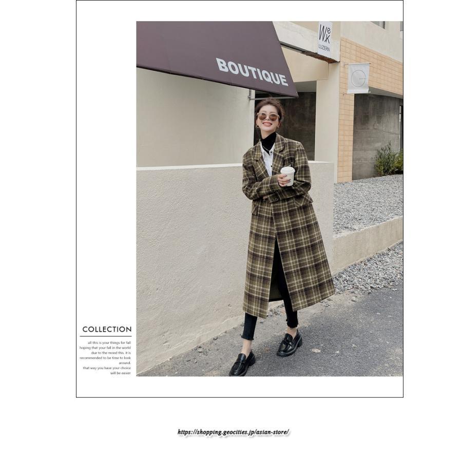 コート・ジャケット | コート レディース アウター チェスターコート ロング丈 ジャケット ロングジャケットコート 2022新作 チェック柄 厚手 ラシャ カジュアル