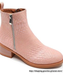 ショートブーツ | 大きいサイズ26.5cm レディース 上品 ブーツ 秋冬 春 チャンキーヒール 太ヒール 黒ブーツ シンプル ミドルヒール 大人 サイドファスナー