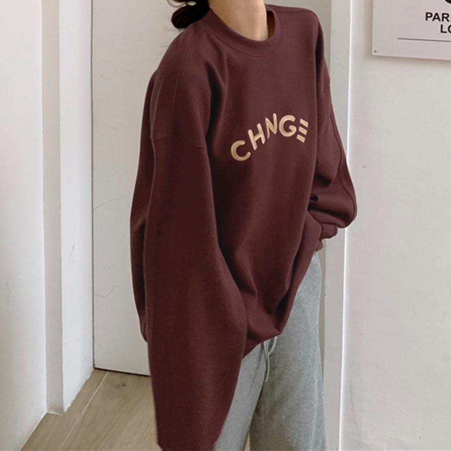 Tシャツ・カットソー | スウェット 裏起毛 英字ロゴ トレーナー